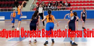 Belediyenin Ücretsiz Basketbol Kursu Sürüyor