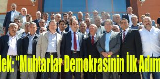 Başkan Civelek: “Muhtarlar Demokrasinin İlk Adımıdır”