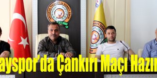 Hatayspor’da Çankırı Maçı Hazırlığı