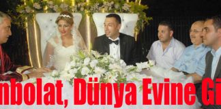 Yenigün Gazetesi Sahibi Canbolat Dünya Evine Girdi