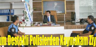 Toplum Destekli Polislerden Payas Kaymakamına Ziyaret