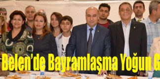 CHP Belen’de Bayramlaşma Yoğun Geçti