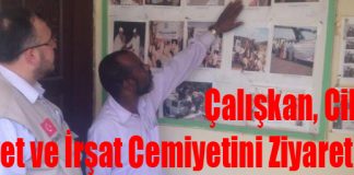 Çalışkan, Cibuti Davet ve İrşat Cemiyetini Ziyaret Etti
