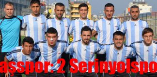 Asaşspor: 2 Serinyolspor: 1