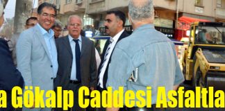 Ziya Gökalp Caddesi Asfaltlandı