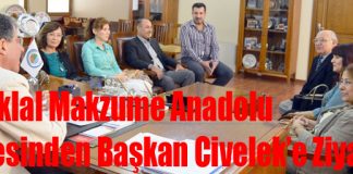 İstiklal Makzume Anadolu Lisesinden Başkan Civelek’e Ziyaret