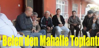 CHP Belen Mahalle Toplantılarını Sürdürüyor