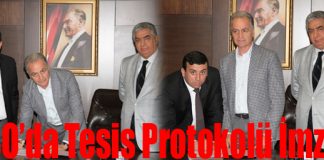 İTSO’da Tesis Protokolü İmzası
