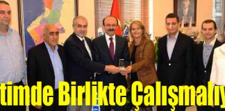 Eğitimde Birlikte Çalışmalıyız!