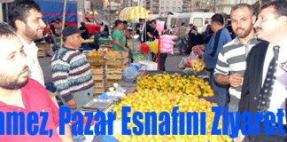 Dönmez, Pazar Esnafını Ziyaret Etti