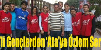 CHP’li Gençlerden ‘Ata’ya Özlem Sergisi’