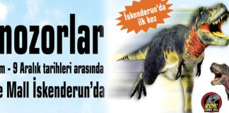 Dev Dinozorlar Prime Mall İskenderun’da