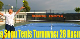 Hafta Sonu Tenis Turnuvası 28 Kasım’da