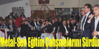 Türk Metal-Sen Eğitim Çalışmalarını Sürdürüyor