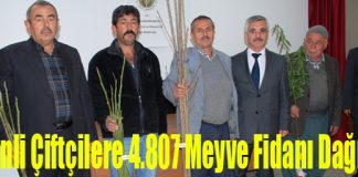Belenli Çiftçilere 4.807 Meyve Fidanı Dağıtıldı