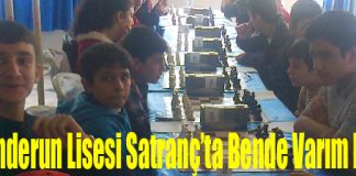 İskenderun Lisesi Satranç’ta Bende Varım Dedi!