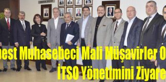 Serbest Muhasebeci Mali Müşavirler Odası İTSO Yönetimini Ziyaret Etti