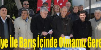 Suriye İle Barış İçinde Olmamız Gerekir!