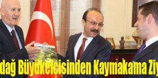 Karadağ Büyükelçisinden Kaymakama Ziyaret