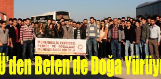 MKÜ’den Belen’de Doğa Yürüyüşü