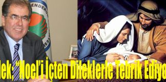 Civelek; “Noel’i İçten Dileklerle Tebrik Ediyoruz!”