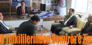 TCDD Yetkilileri Payas Kaymakamı Demiröz’ü Ziyaret Etti