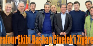 Santrafour Spor Programı Ekibi Başkan Civelek’i Ziyaret Etti