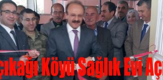 Suçıkağı Köyü Sağlık Evi Açıldı