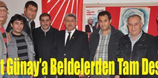 Ümit Günay’a Beldelerden Tam Destek