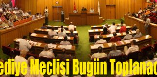 Belediye Meclisi Bugün Toplanacak