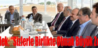 Civelek; “Sizlerle Birlikte Olmak Büyük Zevk!”