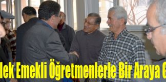 Belediye Başkanı Civelek Emekli Öğretmenlerle Bir Araya Geldi