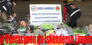 Bir Tır Operasyonu da İskenderun Limanında!