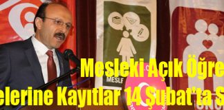 Mesleki Açık Öğretim Liselerine Kayıtlar 14 Şubat’ta Son!