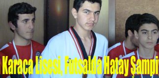 Paşa Karaca Lisesi, Futsalda Hatay Şampiyonu Oldu