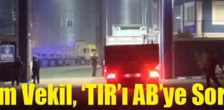 Rum Vekil, ‘TIR’ı AB’ye Sordu