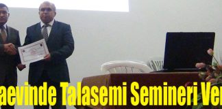 Cezaevinde Talasemi Semineri Verildi