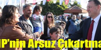 CHP’nin Arsuz Çıkartması