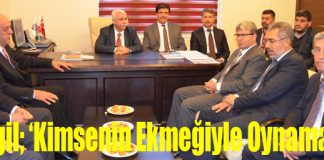 Dingil; ‘Kimsenin Ekmeğiyle Oynamayız”