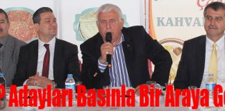 MHP Adayları Basınla Bir Araya Geldi