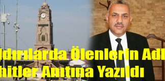 Saldırılarda Ölenlerin Adları Şehitler Anıtına Yazıldı