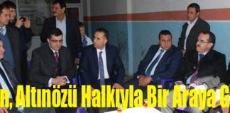 Ergin, Altınözü Halkıyla Bir Araya Geldi