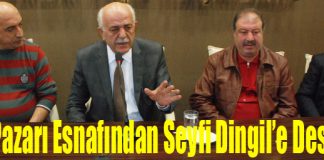 Bit Pazarı Esnafından Seyfi Dingil’e Destek!