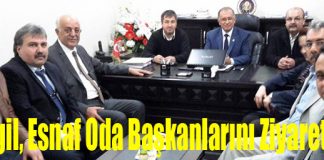 Dingil, Esnaf Oda Başkanlarını Ziyaret Etti