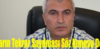 “Oyların Tekrar Sayılması Söz Konusu Değil”