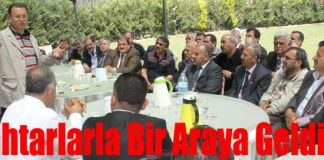 Muhtarlarla Bir Araya Geldiler
