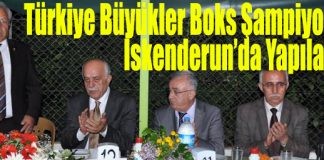 Türkiye Büyükler Boks Şampiyonası İskenderun’da Yapılacak!