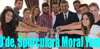 MKÜ’de, Sporculara Moral Yemeği