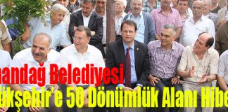 Samandağ Belediyesi Büyükşehir’e 50 Dönümlük Alanı Hibe Etti