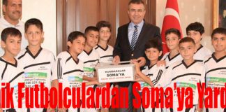 Minik Futbolculardan Soma’ya Yardım!